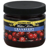 Walden Farms Cranberry Sauce & Fruit Spread, 12 oz, (Pack of 6)