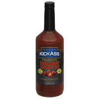 Kick Ass KickAss Classic Recipe Premium Bloody Mary Mix, 1 qt, (Pack of 12)