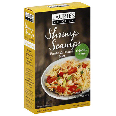 Laurie's Kitchen Gluten Free Shrimp Scampi Pasta & Sauce Mix, 6.6 oz, (Pack of 6)