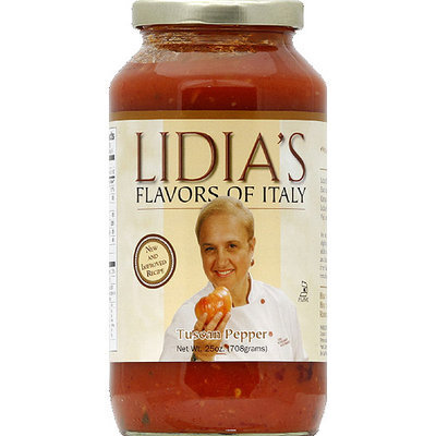 Lidias Lidia's Tuscan Pepper Pasta Sauce, 25 oz, (Pack of 6)