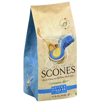 Sticky Fingers Bakeries Original Recipe Scones Mix, 15 oz, (Pack of 6)