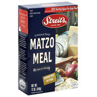 Streits Streit's Unsalted Matzo Meal, 12 oz, (Pack of 18)