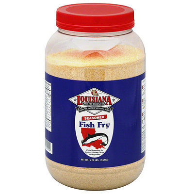 Louisiana Fish Fry Products Seasoned Fish Fry Mix, 5.75 lbs, (Pack of 4)