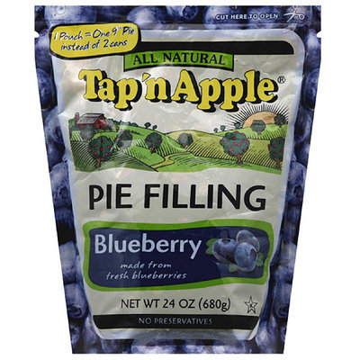 Tap N Apple Tap'n Apple Blueberry Pie Filling, 24 oz, (Pack of 6)