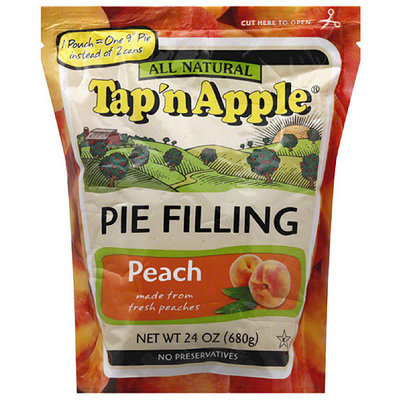 Tap N Apple Tap 'n Apple All Natural Peach Pie Filling, 24 oz, (Pack of 6)