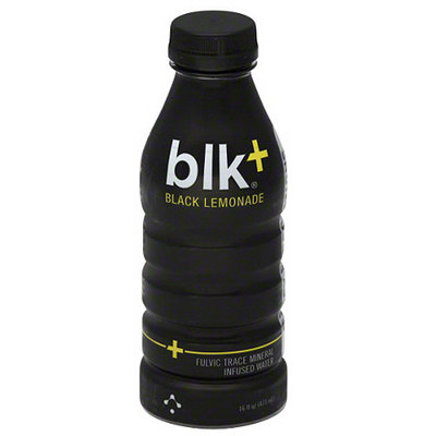 Blk+ Black Lemonade Mineral Infused Water, 16 fl oz, (Pack of 12)