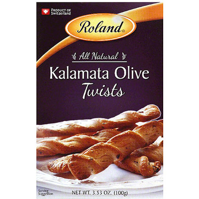 Roland Kalamata Olive Twists, 3.53 oz, (Pack of 12)