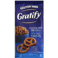 Gratify Sea Salt Twists Gluten Free Pretzels, 14.1 oz, (Pack of 6)