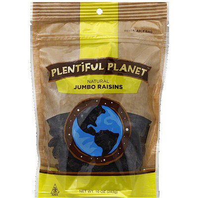Plentiful Planet Jumbo Raisins, 10 oz, (Pack of 6)