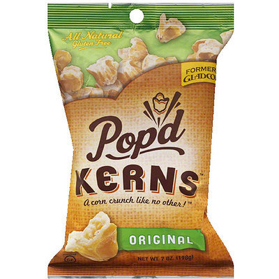 Pop'd Kerns Original Popcorn, 7 oz, (Pack of 12)