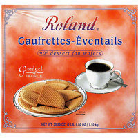 Roland Gaufrettes-Eventails 90 Degree Dessert Fan Wafers, 38.80 oz, (Pack of 4)