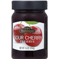 Stockmeyer Sour Cherry Preserve, 16 oz, (Pack of 10)