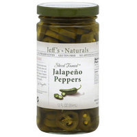 Jeffs Naturals Jeff's Naturals Sliced Tamed Jalapeno Peppers, 12 fl oz, (Pack of 6)