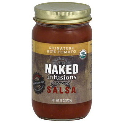 Naked Infusions Signature Ripe Tomato Mild Gourmet Heat Salsa, 16 oz, (Pack of 6)