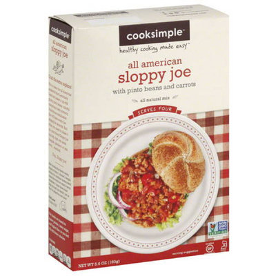 Cooksimple All American Sloppy Joe Mix, 5.6 oz, (Pack of 6)