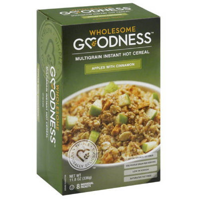 Wholesome Goodness with Cinnamon Multigrain Instant Hot Cereal, 8 count, 11.8 oz, (Pack of 12)
