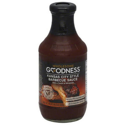 Wholesome Goodness City Style Barbecue Sauce, 18 oz, (Pack of 12)