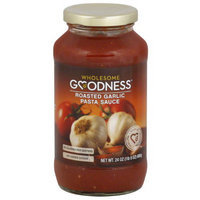 Wholesome Goodness Roasted Garlic Pasta Sauce, 24 oz, (Pack of 12)