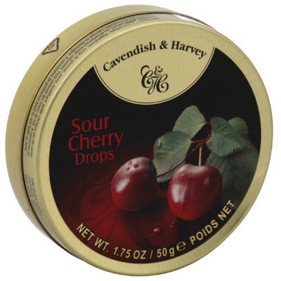 Cavendish & Harvey Sour Cherry Drops, 1.75 oz, (Pack of 14)