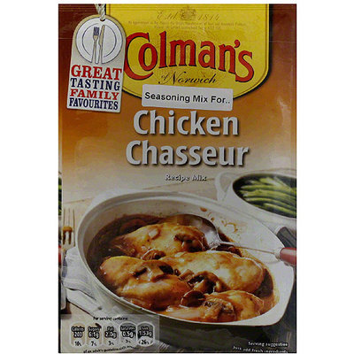 Colemans n Chasseur Recipe Mix, 1.52 oz, (Pack of 18)