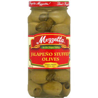 Mezzetta Jalapeno Stuffed Olives, 10 oz, (Pack of 12)