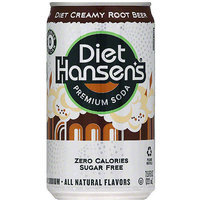 Hansen's Diet Creamy Root Beer, 7.5 fl oz, 8-Pack, (Pack of 3)