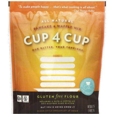 Cup 4 Cup Gluten Free Pancake & Waffle Mix, 8.7 oz, (Pack of 6)