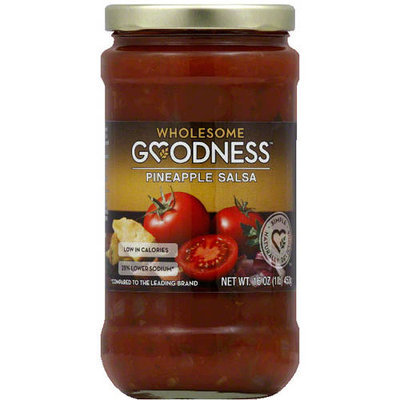 Wholesome Goodness Pineapple Salsa, 16 oz, (Pack of 6)