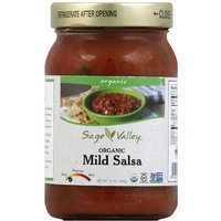 Sage Valley Organic Mild Salsa, 16 oz, (Pack of 12)