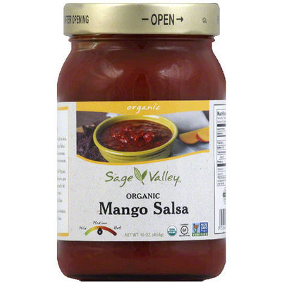 Sage Valley Organic Mango Salsa, 16 oz, (Pack of 12)