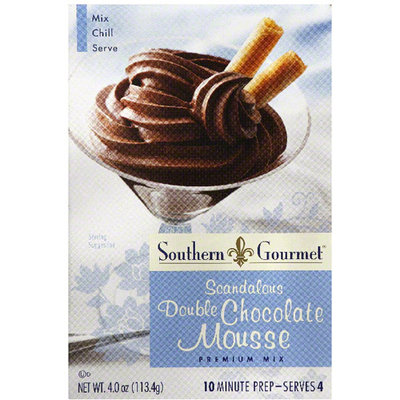 Southern Gourmet s Double Chocolate Mousse Premium Mix, 4 oz, (Pack of 6)