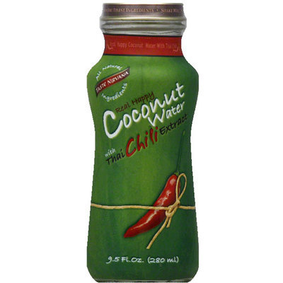 Taste Nirvana Real Happy Coconut Water with Thai Chili Extract, 9.5 fl oz, (Pack of 12)