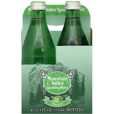 Mountain Valley Sparkling Lime Sparkling Water, 45.2 fl oz, (Pack of 6)
