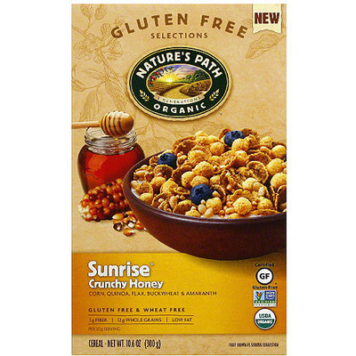 Nature's Path en Free Selections Sunrise Crunchy Honey Cereal, 10.6 oz (Pack of 6)