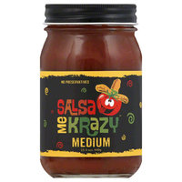 Salsa Me Krazy Medium Salsa, 15.5 oz, (Pack of 6)