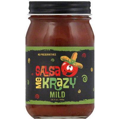 Salsa Me Krazy Mild Salsa, 15.5 oz, (Pack of 6)