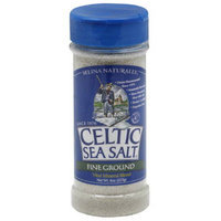 Celtic Sea Salt Fine Ground Celtic Sea Salt, 8 oz, (Pack of 6)