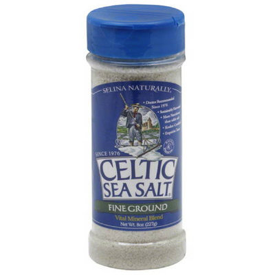 Celtic Sea Salt Fine Ground Celtic Sea Salt, 8 oz, (Pack of 6)