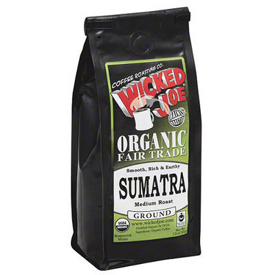 Wicked Joe Coffee Wicked Joe Sumatra Medium Roast Ground Coffee, 12 oz, (Pack of 6)
