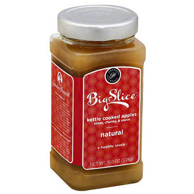 Big Slice Natural Kettle Cooked Apples, 19 oz, (Pack of 6)