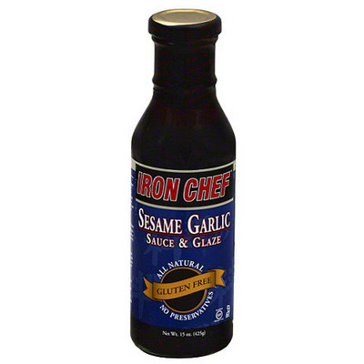 Iron Chef Gluten Free Sesame Garlic Sauce & Glaze, 15 oz, (Pack of 6)