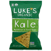 Luke's Organic Kale MultiGrain & Seed Chips, 5 oz (Pack of 12)