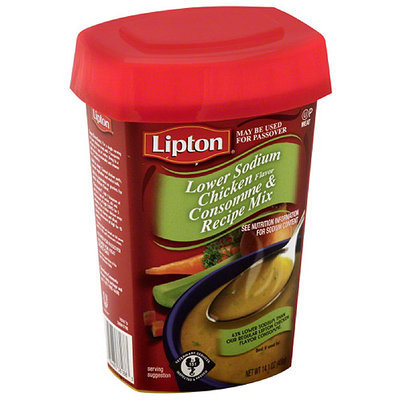 Lipton® Kosher Lower Sodium Chicken Flavor Consomme & Recipe Mix