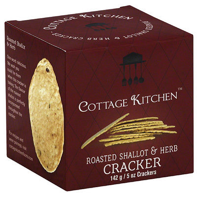Cottage Kitchen Roasted Shallot & Herb Crackers, 5 oz, (Pack of 12)