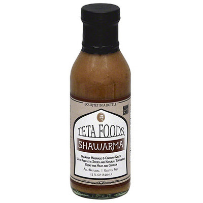 Teta Foods Shawarma Gourmet Marinade & Cooking Sauce, 12 fl oz, (Pack of 12)