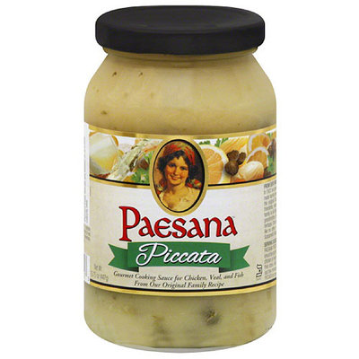 Paesana Piccata Cooking Sauce, 15.75 oz, (Pack of 6)