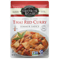 Saffron Road Thai Red Curry Simmer Sauce, 7 oz, (Pack of 8)