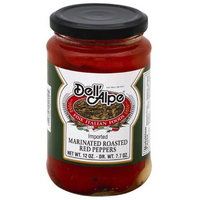 Dell Alpe Dell(') Alpe Imported Marinated Roasted Red Peppers, 12 oz, (Pack of 12)