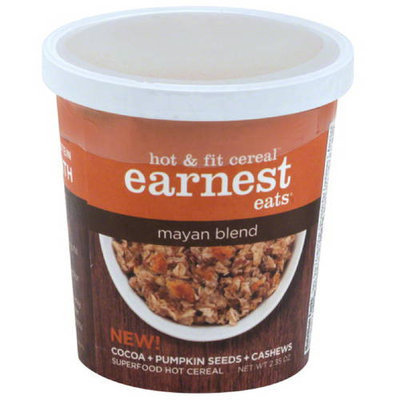 Earnest Eats Mayan Blend Hot & Fit Cereal, 2.35 oz, (Pack of 12)