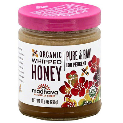 Madhava Honey Madhava Naturally Sweet Organic Whipped Honey, 10.5 oz, (Pack of 6)